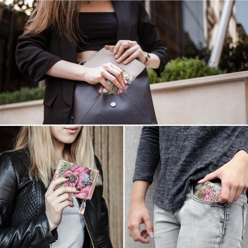Floral Pink Wallet - Picture 4 of 8